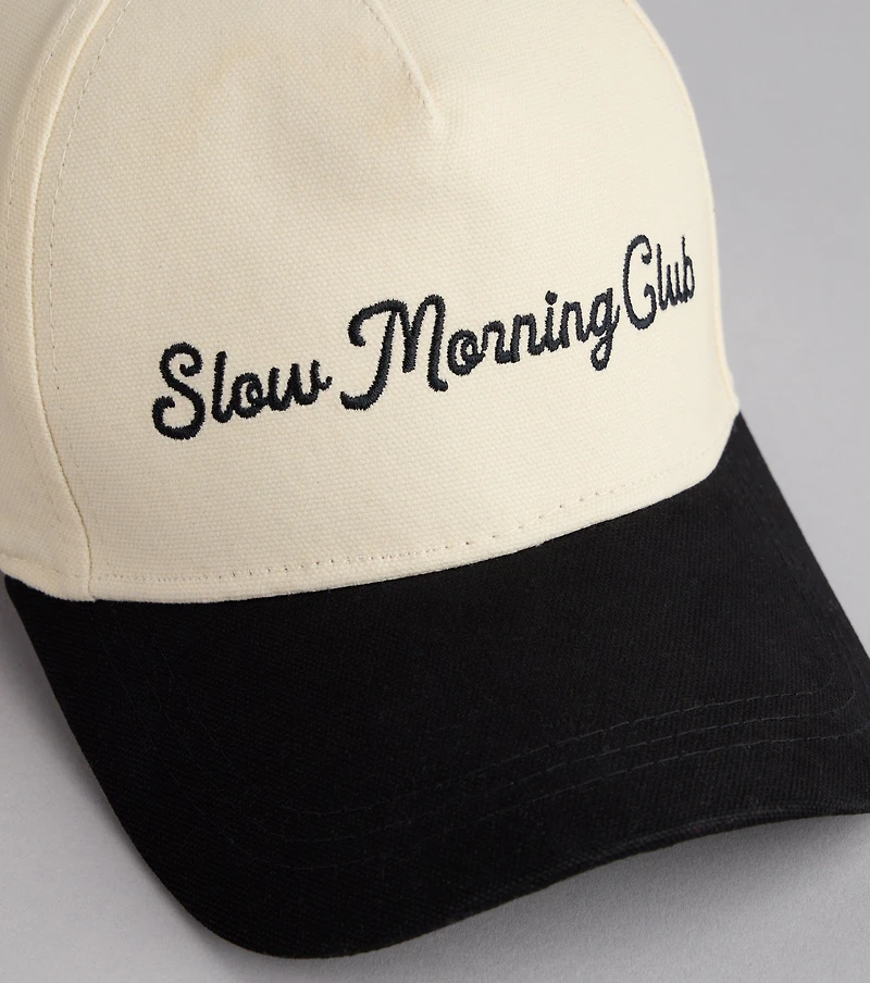 Slow Morning Club Baseball Cap