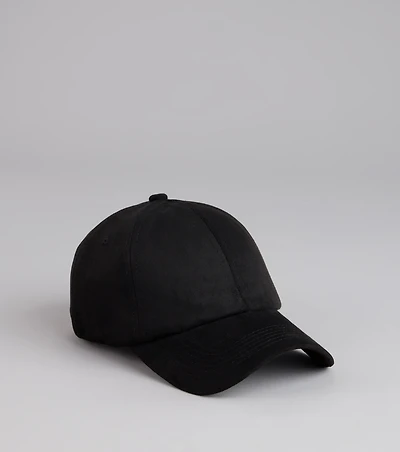 Everyday Mood Faux Suede Baseball Cap