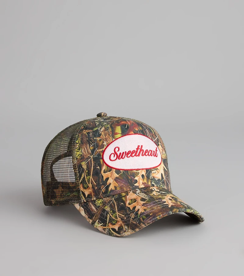 Sweetheart Camouflage Trucker Hat
