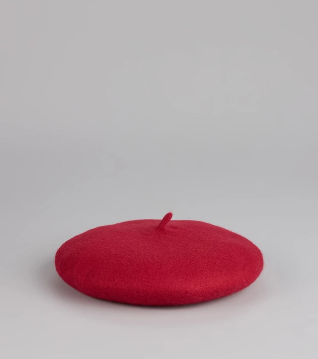 Rich Mood Solid Beret