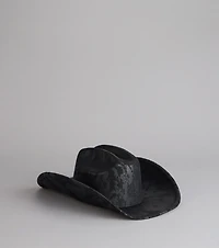 Midnight Outlaw Distressed Cowboy Hat