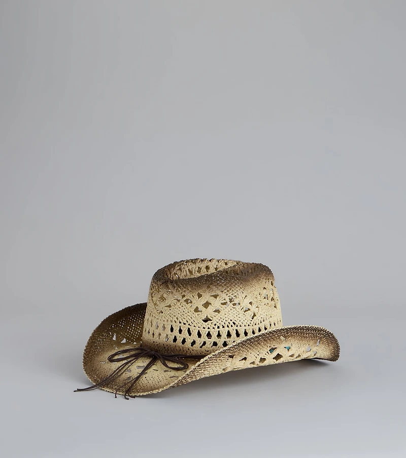 Sun Chaser Straw Cowboy Hat