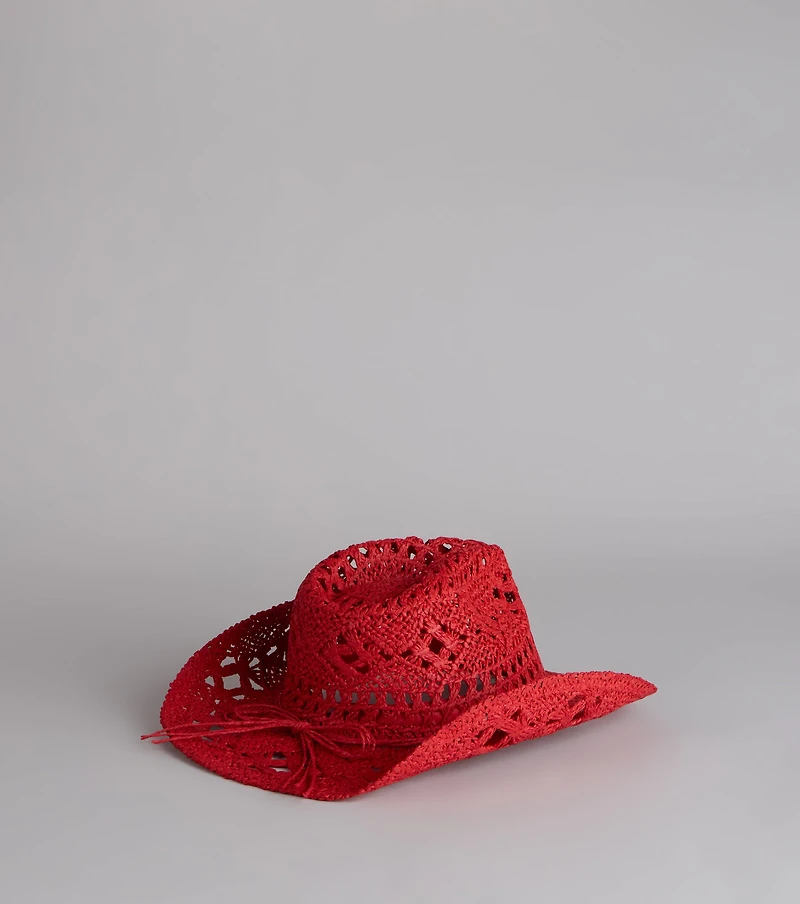 Rodeo Ready Straw Cowboy Hat