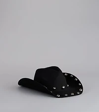Outlaw Flare Studded Cowboy Hat