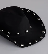 Outlaw Flare Studded Cowboy Hat