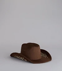 Wildflower Dreams Embroidered Cowboy Hat