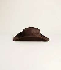 Bold Western Faux Suede Cowboy Hat