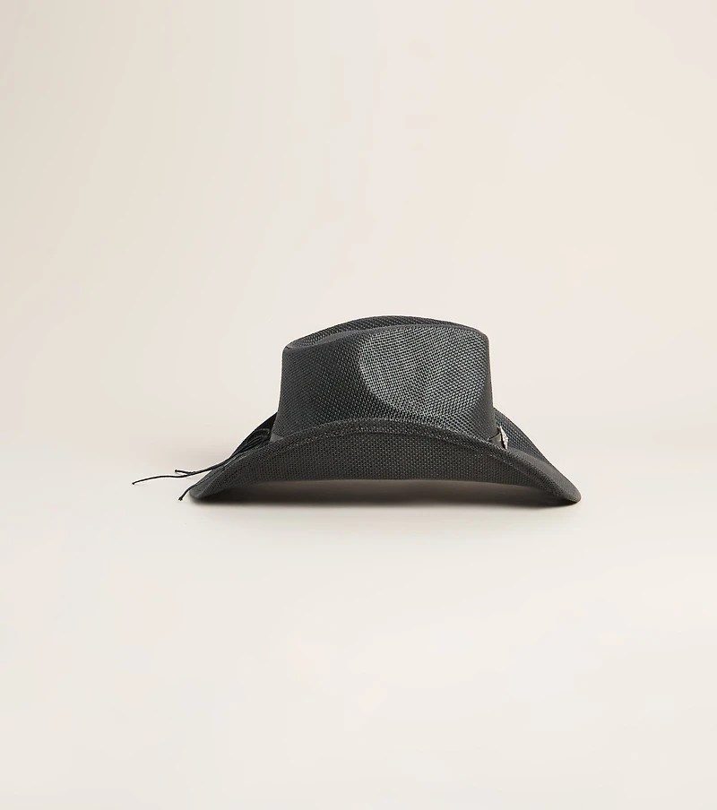 Trendy Attitude Straw Cowboy Hat