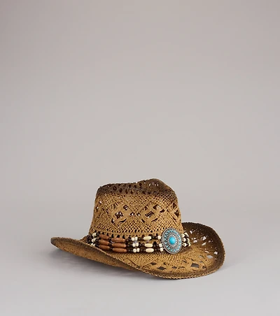 Wander West Beaded Cowboy Hat