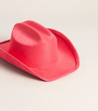 Styled Up Western Faux Suede Cowboy Hat