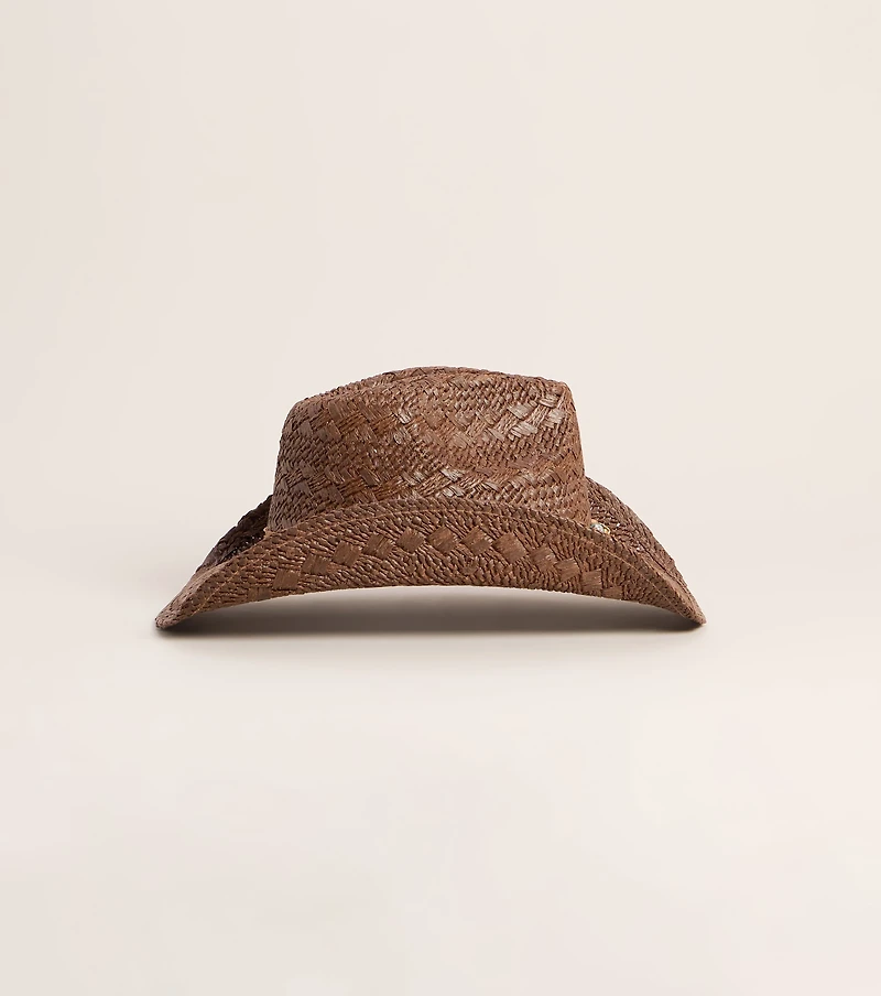 Desert Detail Beaded Cowboy Hat