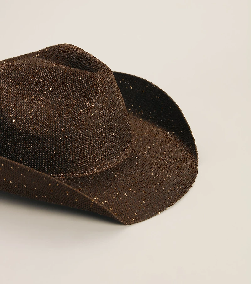 Sparkle Rodeo Sequin Cowboy Hat