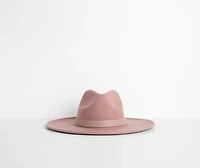 All You Need Wide-Brim Fedora Hat