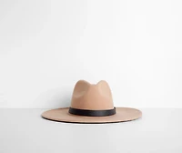 All You Need Wide-Brim Fedora Hat