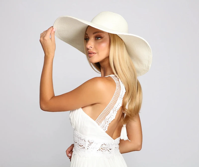So Extra Floppy Straw Hat