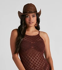 Saddle Up Straw Cowboy Hat
