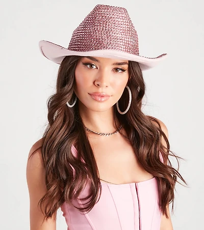 Country Glam Rhinestone Cowboy Hat