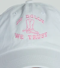 In Dolly We Trust Embroidered Baseball Cap