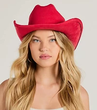 Cowgirl Cutie Faux Wool Hat