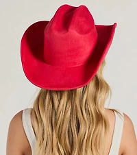 Cowgirl Cutie Faux Wool Hat