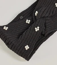 Chic Beauty Faux Pearl Head Wrap