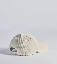 Sporty Luxe Corduroy Baseball Cap