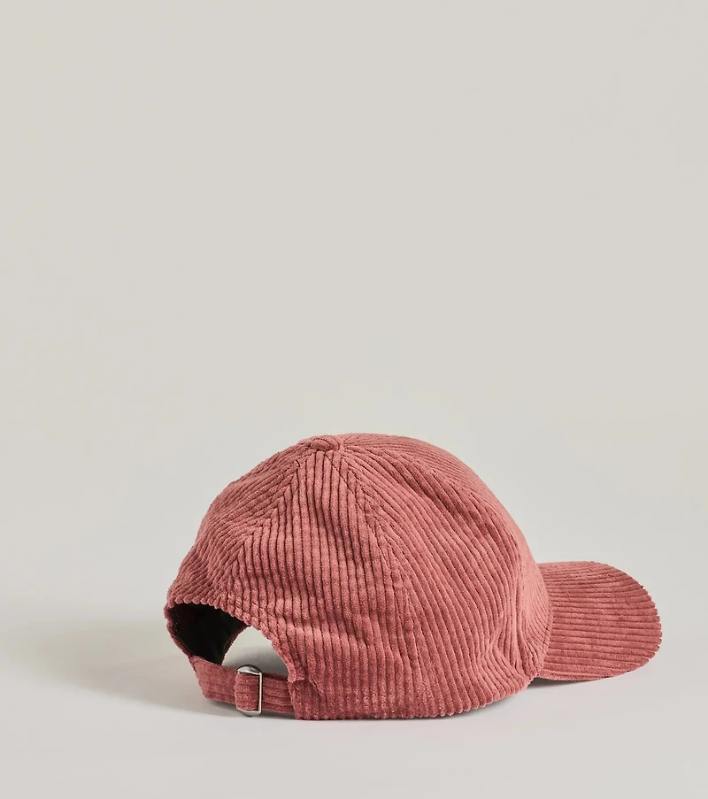Chic Vibes Corduroy Baseball Cap