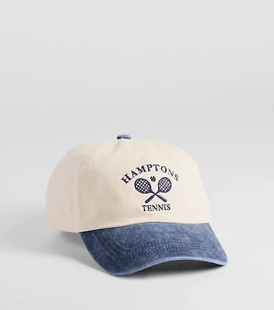 Hamptons Tennis Baseball Cap