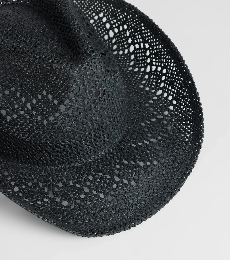 Country Girl At Heart Straw Cowboy Hat