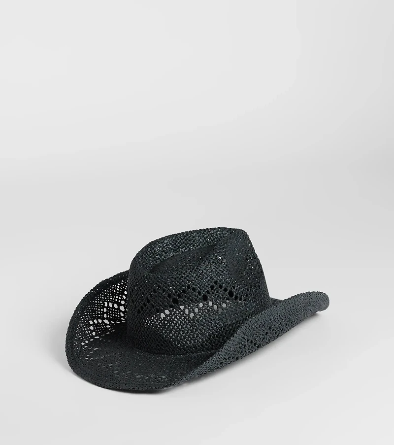 Country Girl At Heart Straw Cowboy Hat