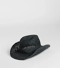 Country Girl At Heart Straw Cowboy Hat