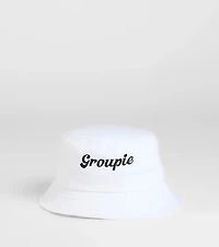 Groupie Embroidered Bucket Hat