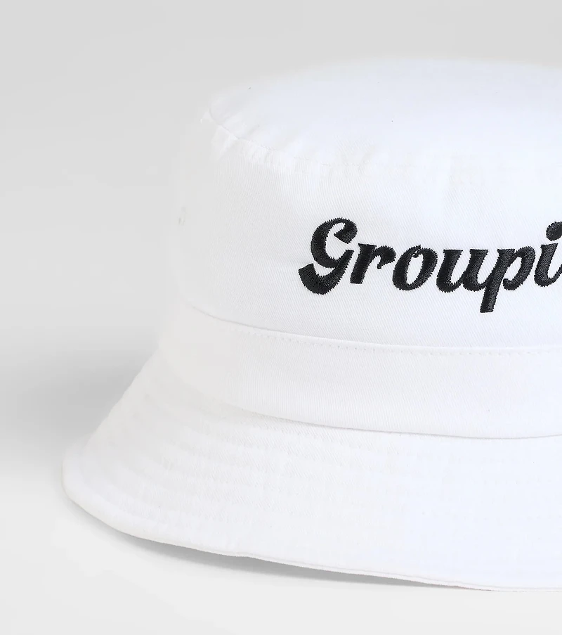 Groupie Embroidered Bucket Hat