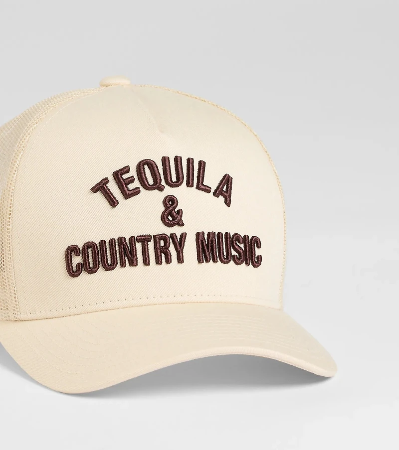 Tequila And Country Music Trucker Snap Back Hat