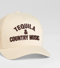 Tequila And Country Music Trucker Snap Back Hat