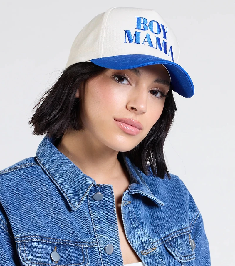 Boy Mama Two-Tone Baseball Cap