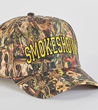 Smokeshow Camouflage Snap Back Hat