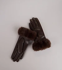 Luxe Intent Faux Fur Gloves