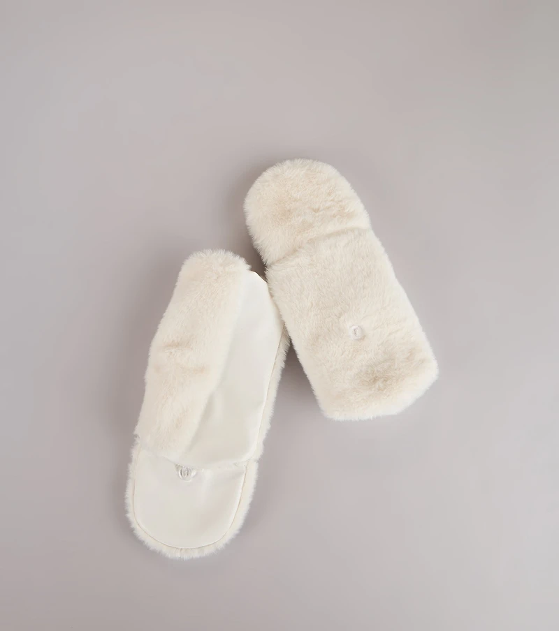 Snug Factor Fur Trim Mittens