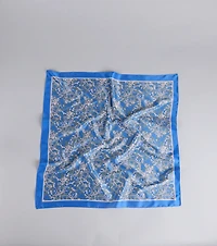 Cause A Stir Floral Satin Scarf