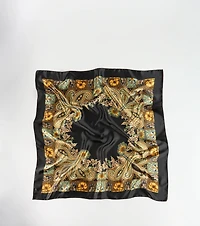 Pretty Paisley Satin Scarf
