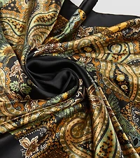 Pretty Paisley Satin Scarf