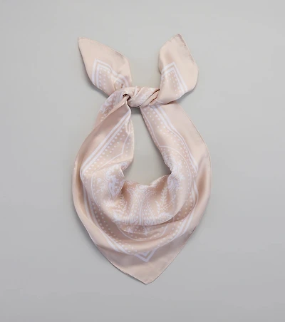 Country Chic Bandana Print Satin Scarf
