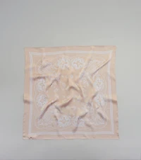 Country Chic Bandana Print Satin Scarf