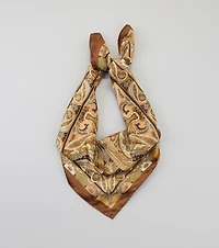 Soft Touch Satin Paisley Scarf