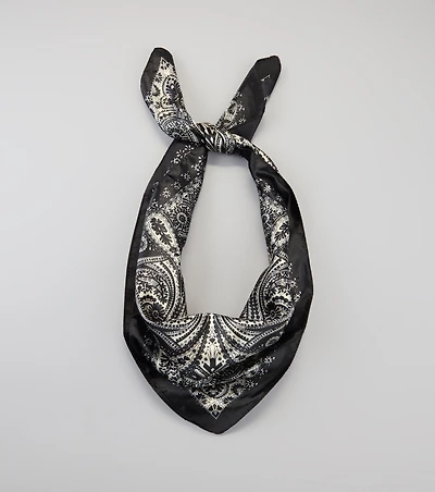 Dream On Paisley Satin Scarf