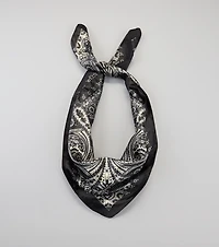 Dream On Paisley Satin Scarf
