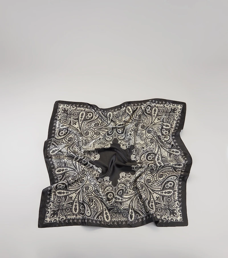Dream On Paisley Satin Scarf