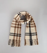 Play On Plaid Blanket Scarf