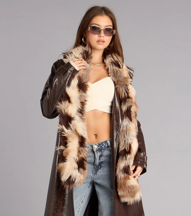 Touch of Luxe Faux Fur Scarf